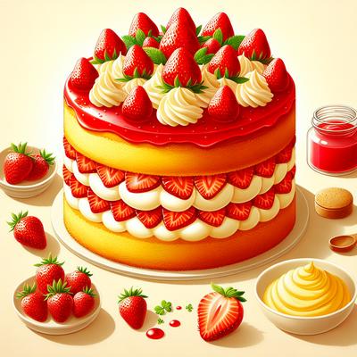 Image of Strawberry Sunshine Cake