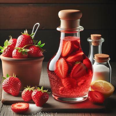 Image of Strawberry Syrup for Cocktails