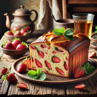 Image of Strawberry Tea Bread