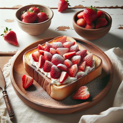 Image of Strawberry Toast