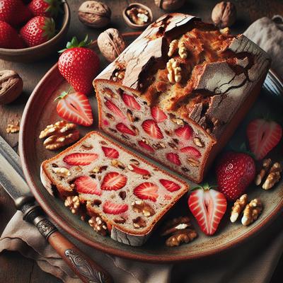 Image of Strawberry Walnut Bread