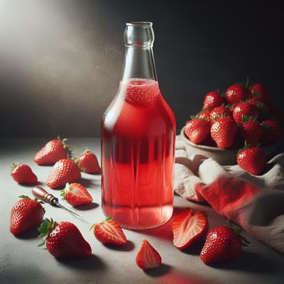Image of Strawberry Water or Strawberry Cordial