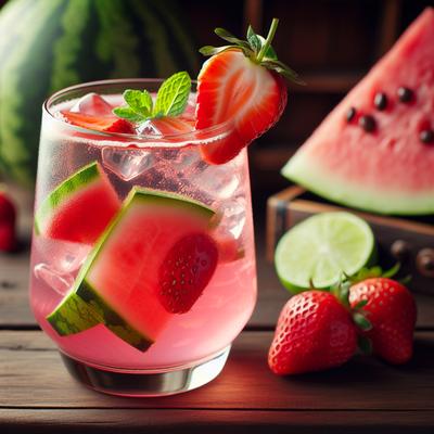 Image of Strawberry Watermelon Agua Fresca