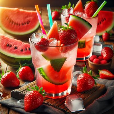 Image of Strawberry Watermelon Coolers