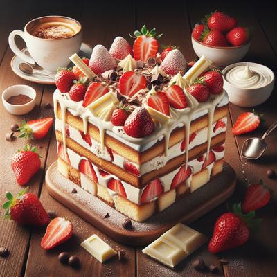 Image of Strawberry White Chocolate Tiramisu
