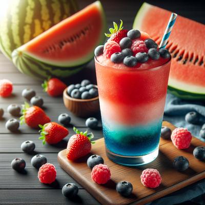 Image of Strawmelon and Waterberry Slushie
