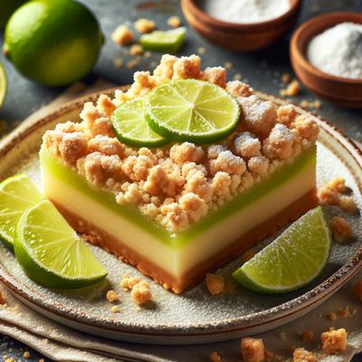Image of Streusel Topped Key Lime Squares