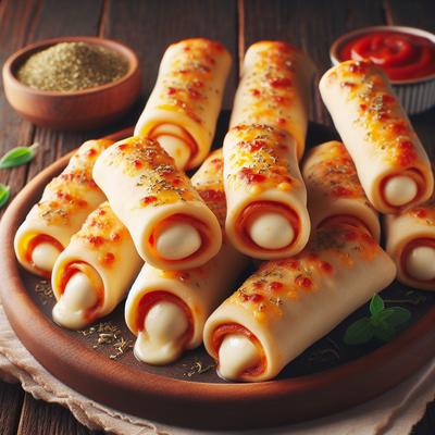 Image of String Cheese Pizza Roll Ups