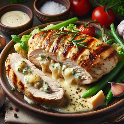 Image of Stuffed Alfredo Chicken