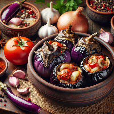 Image of Stuffed Baby Eggplant