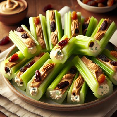Image of Stuffed Celery Snacks
