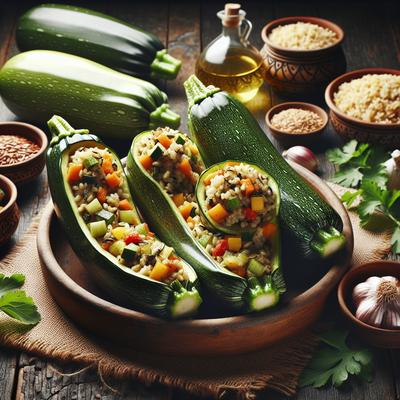 Image of Stuffed Courgettes