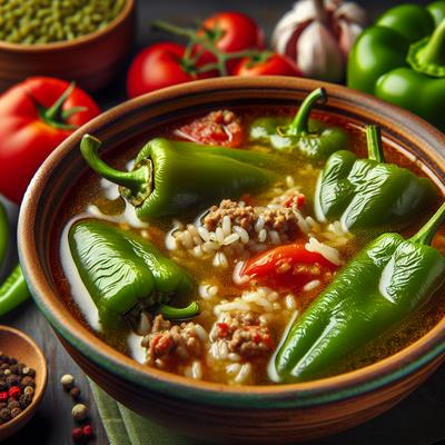 Image of Stuffed Green Pepper Soup