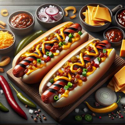 Image of Stuffed Hot Dogs