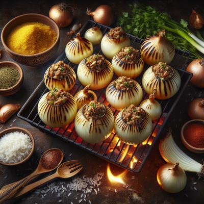 Image of Stuffed Onions for the Grill