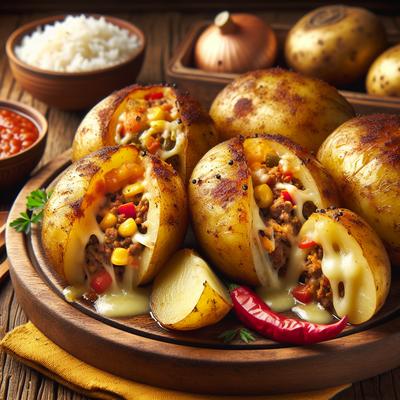 Image of Stuffed Potatoes Papas Rellenas Colombia