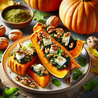 Image of Stuffed Pumpkin Wedges