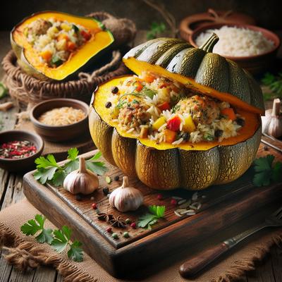 Image of Stuffed Squash for Two