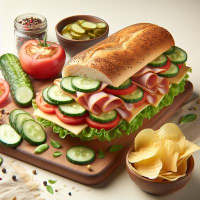 Image of Submarine Sandwich Salad