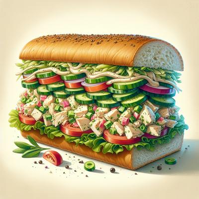 Image of Subway Orchard Chicken Salad Sub