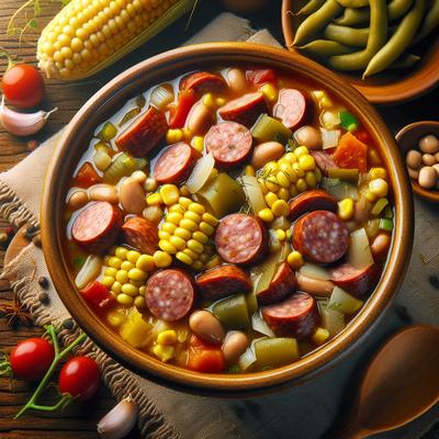 Image of Succotash Sausage Soup