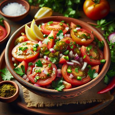 Image of Sudanese Tomato Salad Salata Tomatim Bel Daqua