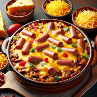 Image of Sue's Chili Cheese Dog Casserole