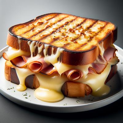 Image of Sue's Grilled Ham and Cheese Croque Monsieur