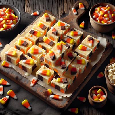 Image of Sue's Super Easy Halloween Candy Corn Fudge
