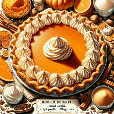 Image of Sue's Ultra Light Pumpkin Chiffon Pie