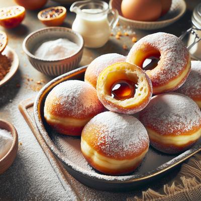 Image of Sufganiot Jewish Jelly Doughnuts