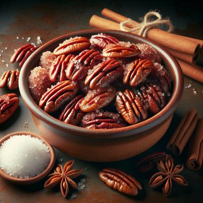 Image of Sugar and Cinnamon Spiced Pecans