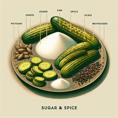 Image of Sugar and Spice Sweet Pickle