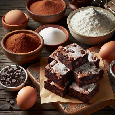 Image of Sugar Brownies with Chocolate Chips