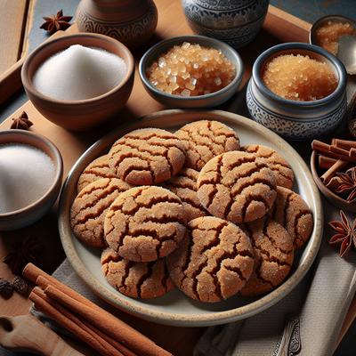 Image of Sugar Coated Molasses Cookies