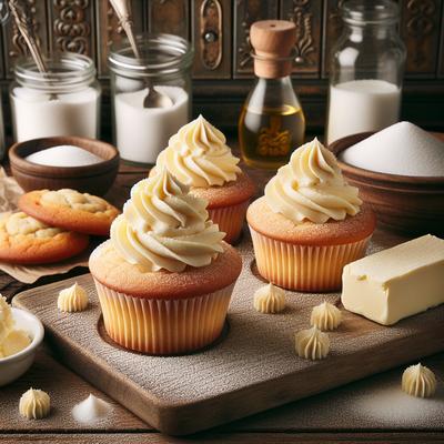Image of Sugar Cookie Cupcakes with Cream Cheese Frosting