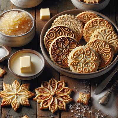 Image of Sugar Cookies for Ceramic Cookie Molds