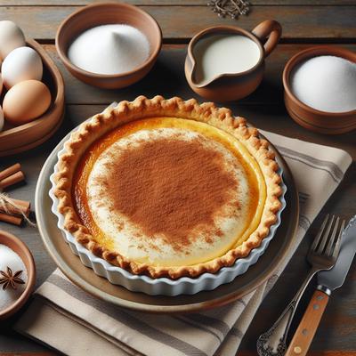 Image of Sugar Cream Pie Cake