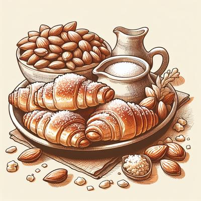 Image of Sugar Crusted Almond Pastries