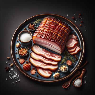 Image of Sugar Cured Smoked Pork Loin Canadian Bacon