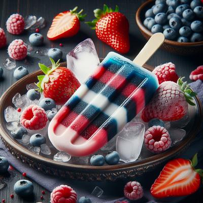 Image of Sugar Free Berry Striped Pops