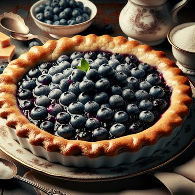Image of Sugar Free Blueberry Pie