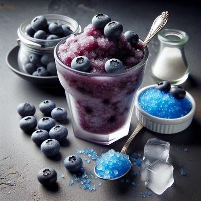 Image of Sugar Free Blueberry Slushie Almost Ice Cream