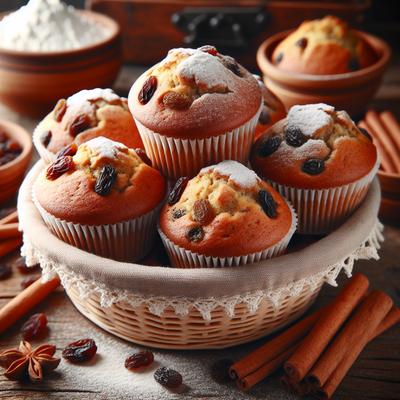 Image of Sugar Free Cinnamon Raisin Muffins