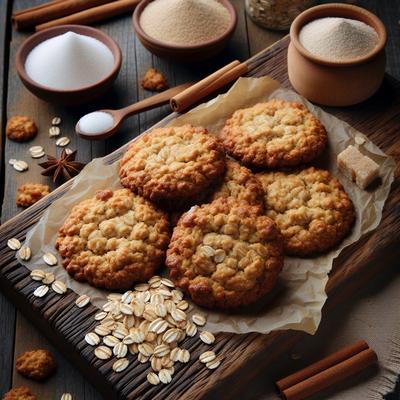 Image of Sugar Free Crispy Oatmeal Cookies