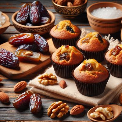 Image of Sugar Free Date Nut Muffins