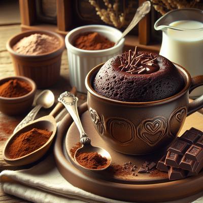 Image of Sugar Free Egg Free and Fat Free Chocolate Mug Cake