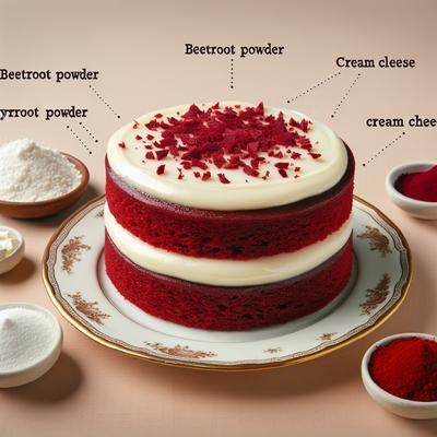 Image of Sugar Free Gluten Free Red Velvet Cake