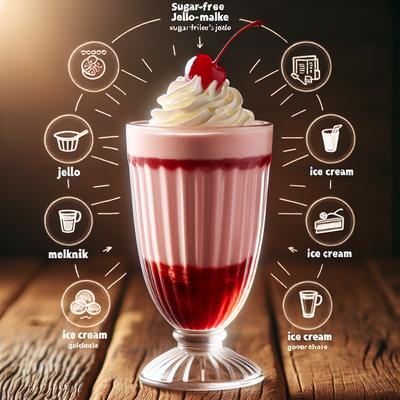 Image of Sugar Free Jello Milkshake