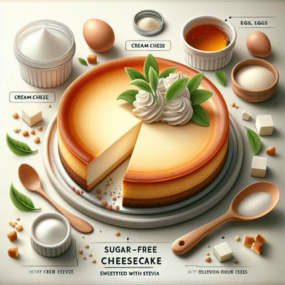 Image of Sugar Free New York Style Cheesecake Stevia